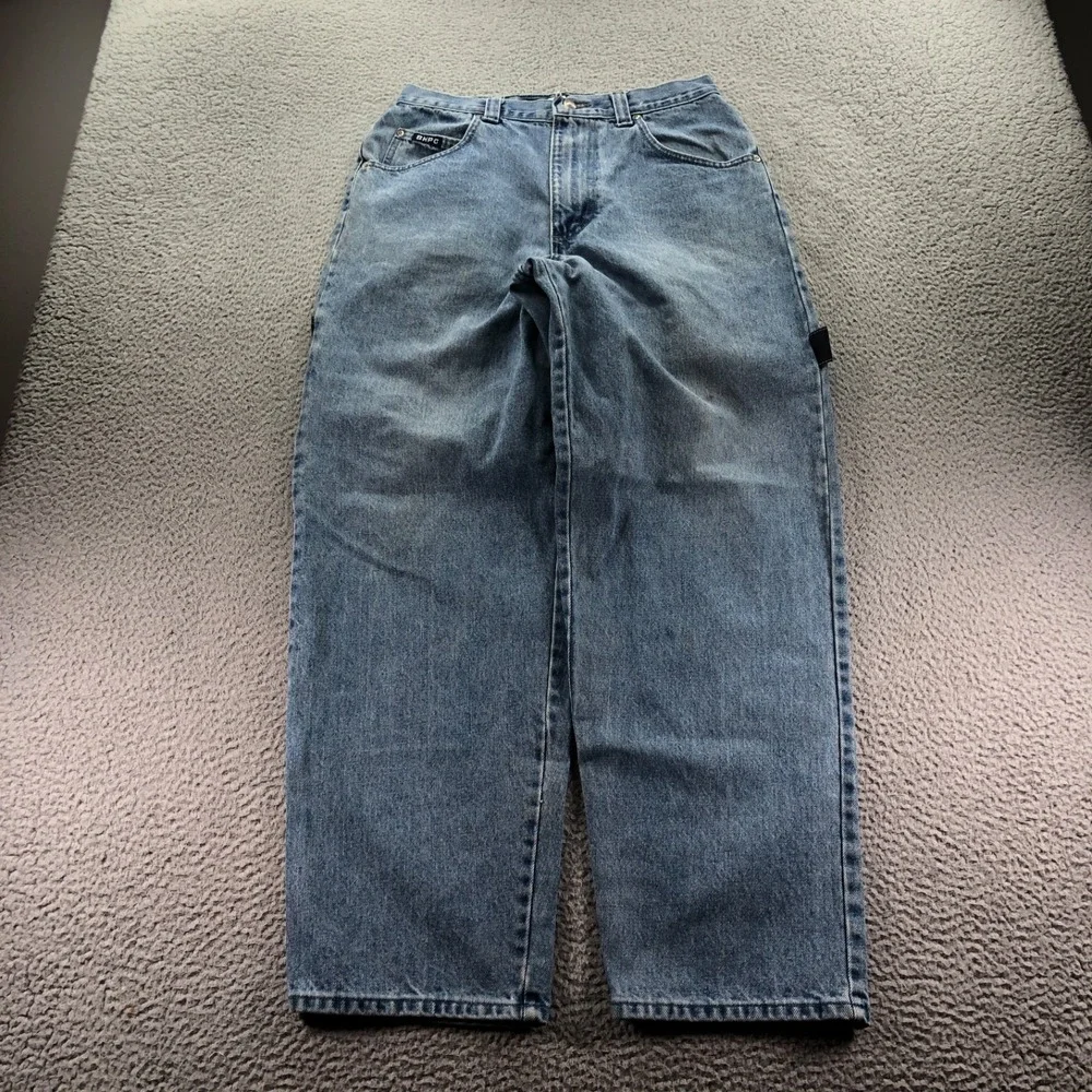 Vintage BHPC Jeans Mens 32x32 Blue Baggy 90s Skater Grunge Carpenter Hip Hop Y2K